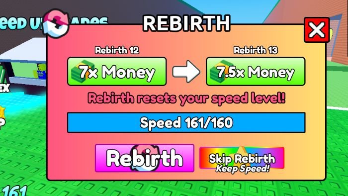 rebirth in Escape Tsunami for Brainrots