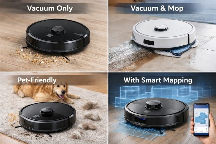 Robot vacuum types